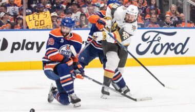 Edmonton Oilers bitten at the buzzer in 4-3 loss to Vegas Golden Knights