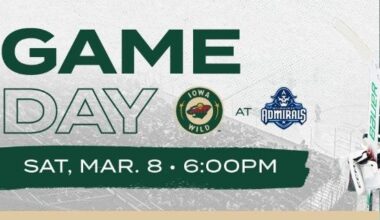 GAME PREVIEW: IOWA WILD AT MILWAUKEE ADMIRALS