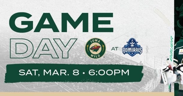 GAME PREVIEW: IOWA WILD AT MILWAUKEE ADMIRALS