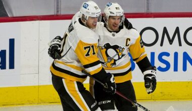 Penguins captains Sidney Crosby and Evgeni Malkin named to NHL Quarter-Century Team