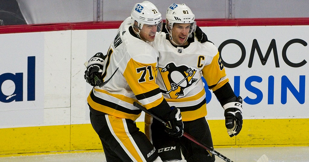 Penguins captains Sidney Crosby and Evgeni Malkin named to NHL Quarter-Century Team