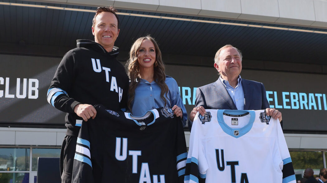 utah mammoth, gary bettman, outdoor game...
