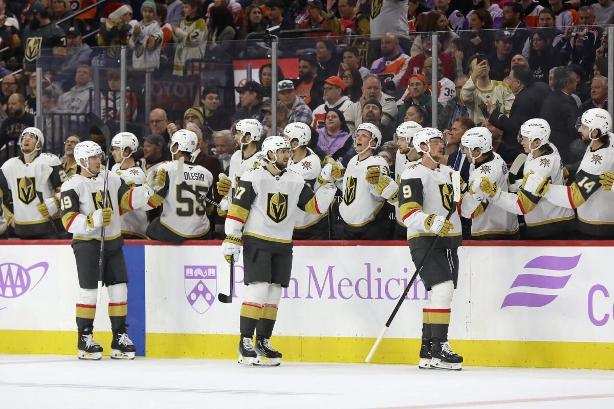 Vegas Golden Knights Bench