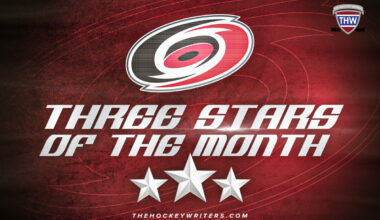 Carolina Hurricanes’ 3 Stars of April - The Hockey Writers - Carolina Hurricanes