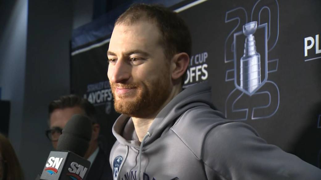 Click to play video: 'RAW: Winnipeg Jets Gabriel Vilardi Interview – May 9'