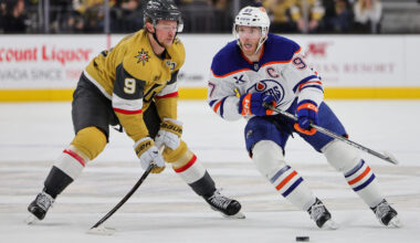 Eichel-McDavid Rivalry Takes Center Ice in Game 2 of Golden Knights-Oilers Series - The Hockey Writers - Vegas Golden Knights