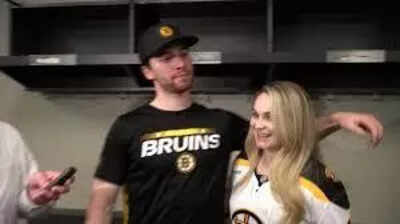 Jeremy Swayman and his wife maintain a grounded life amid NHL success