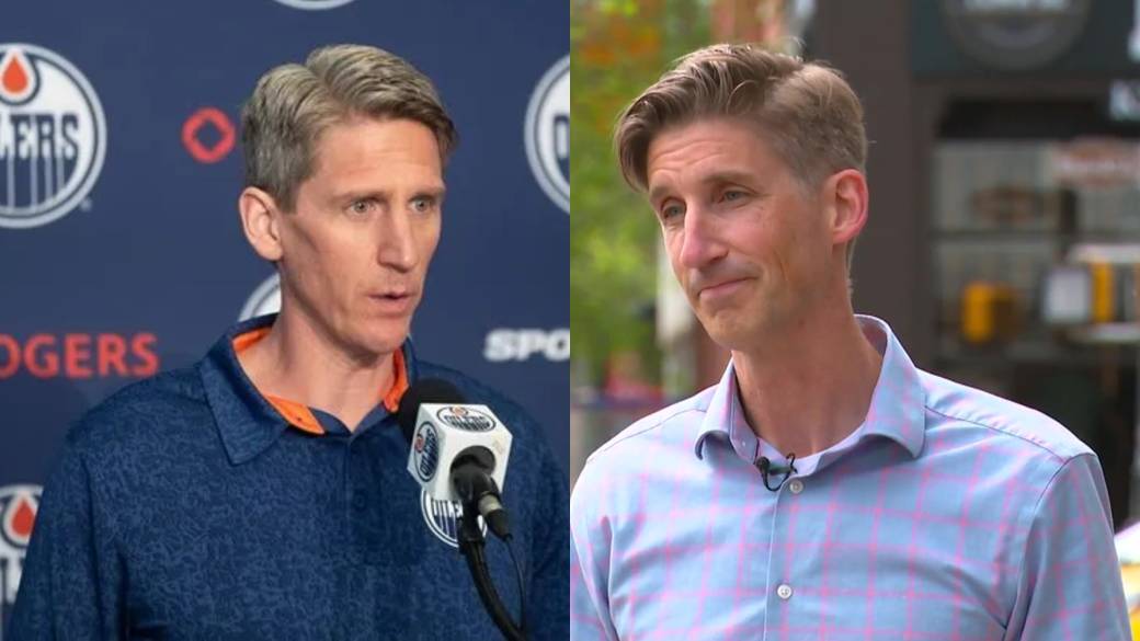 Click to play video: 'This Alberta pastor is Edmonton Oilers coach Kris Knoblauch’s doppelganger'