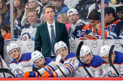 <p><em>Edmonton Oilers Head Coach Kris Knoblauch (via Getty Images)</em></p><p><em><br></em></p> “We're very high among NHL teams”: Head coach Kris Knoblauch on Edmonton Oilers seizing rare early series advantage in Game 1 victory
