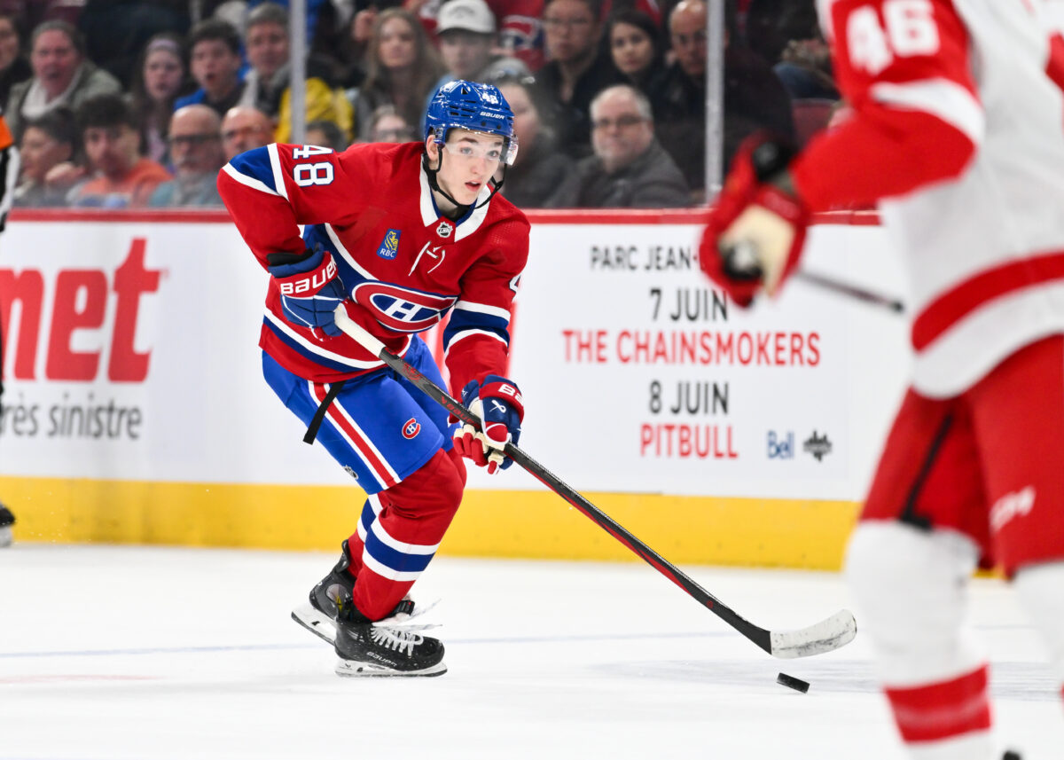 Lane Hutson Montreal Canadiens
