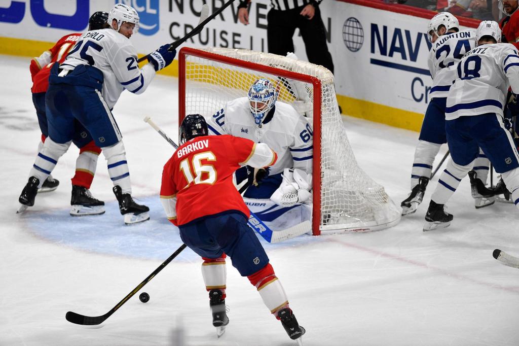 Panthers shut out Maple Leafs 2-0 to even series – Orlando Sentinel