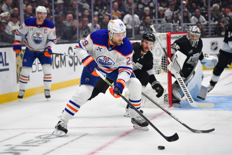 NHL: Stanley Cup Playoffs-Edmonton Oilers at Los Angeles Kings