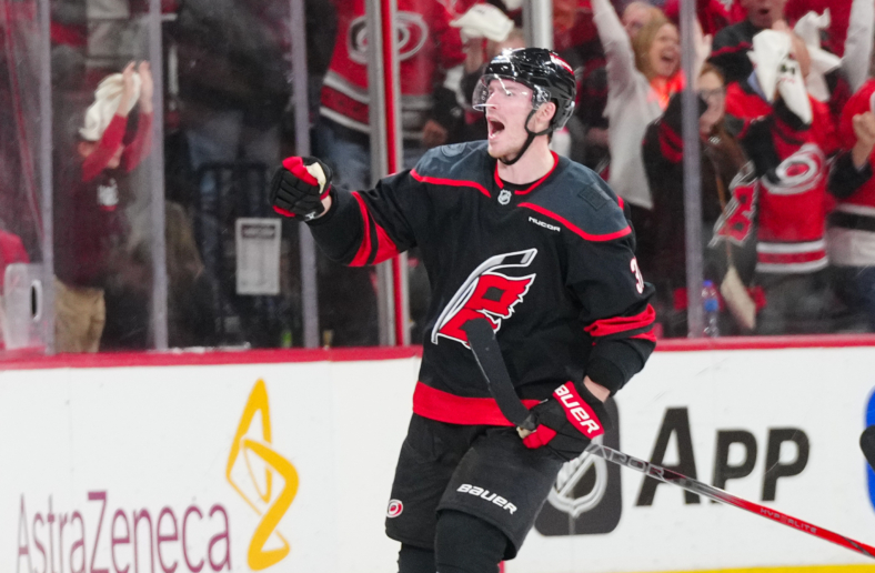 NHL: Stanley Cup Playoffs-New Jersey Devils at Carolina Hurricanes