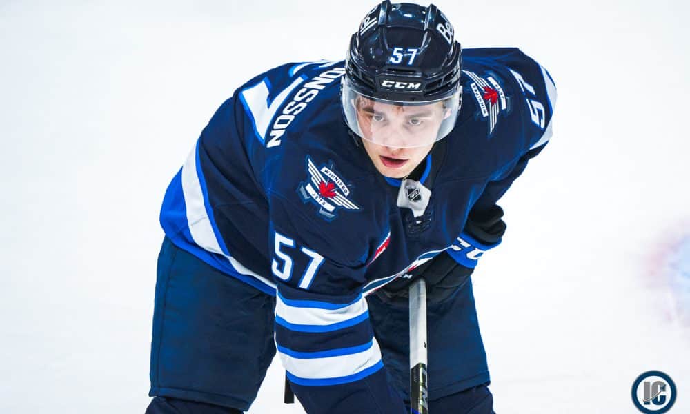 Winnipeg Jets head coach Scott Arniel & GM Kevin Cheveldayoff pleased with development of prospect Elias Salomonsson – Illegal Curve Hockey