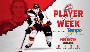 Predators prospect Molendyk named Tempo WHL Player of the Week
