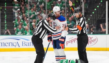 Stars’ Roope Hintz exits Game 2 after taking slash from Oilers’ Darnell Nurse