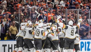 Reilly Smith scores with 0.4 seconds left, Golden Knights stun Oilers 4-3 in Game 3
