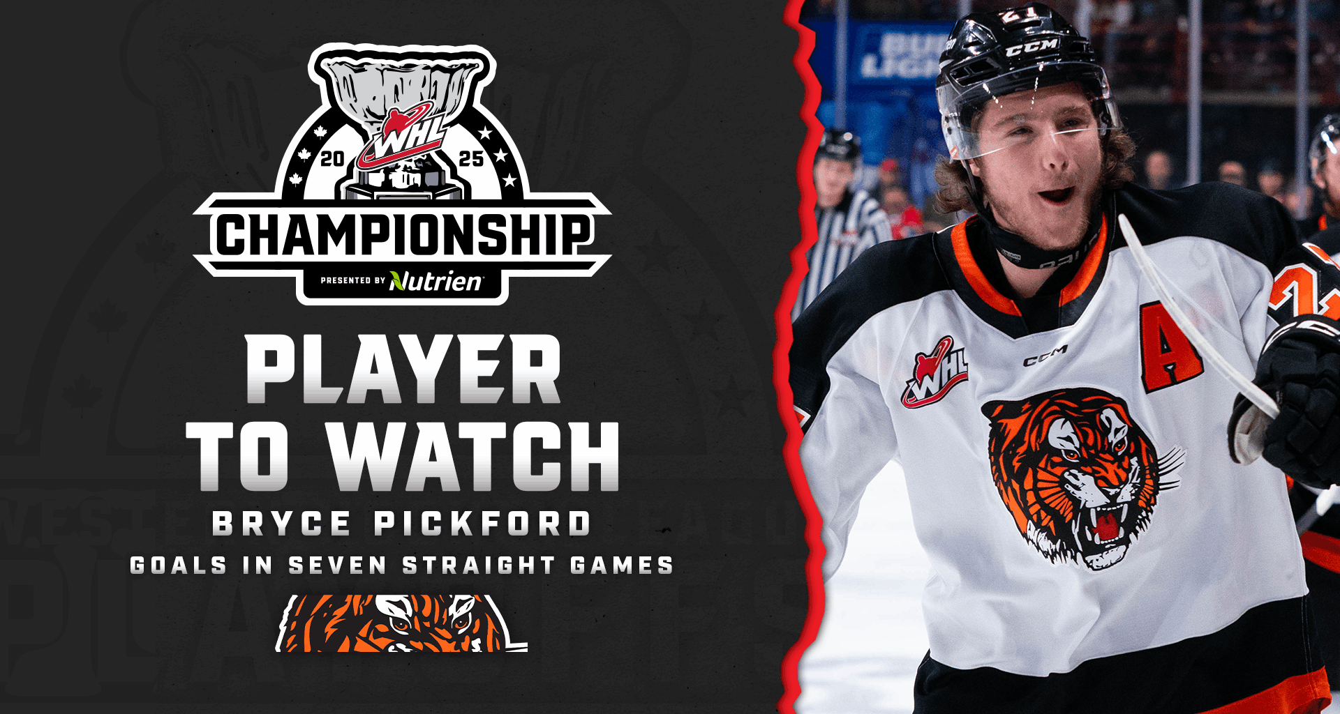 2025 WHL Championship Game 5 Player To Watch: Bryce Pickford, Medicine Hat Tigers