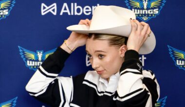 Dallas Wings No. 1 selection Paige Bueckers in front row for Stars-Jets Game 4