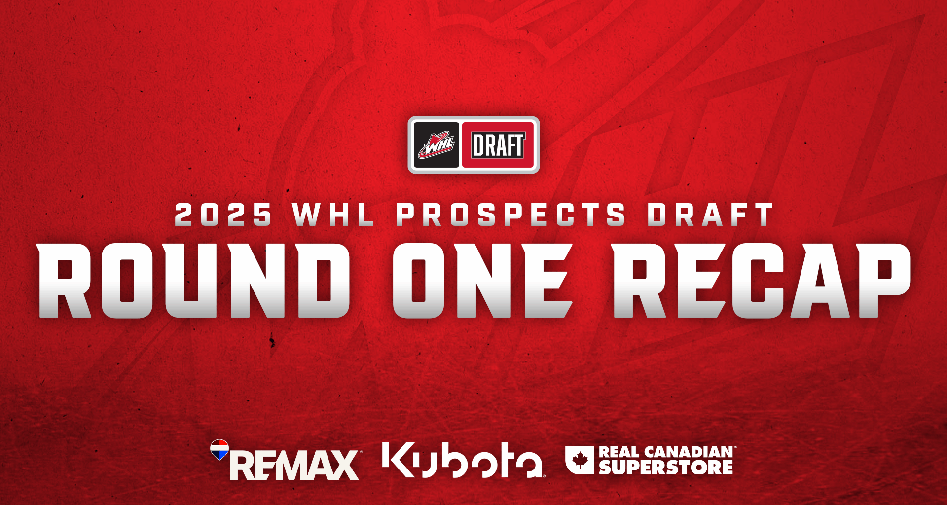Western Hockey League completes first round of 2025 WHL Prospects Draft