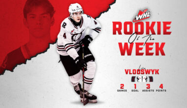 2025 NHL Draft-eligible defenceman Vlooswyk named WHL Rookie of the Week