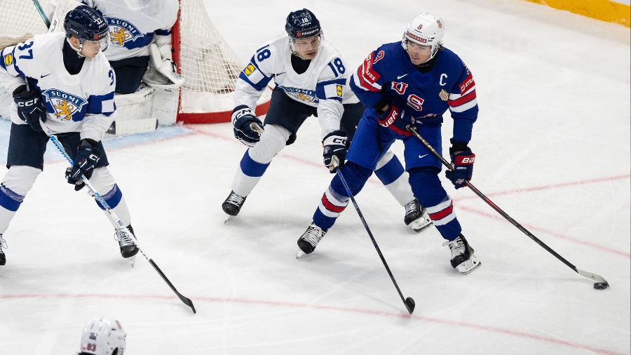 Utah Mammoth Clayton Keller, Team USA....