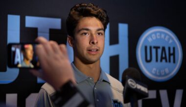 Dylan Guenther Utah Hockey Club....