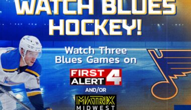 First Alert 4 & Matrix Midwest partner with Blues to broadcast 3 games