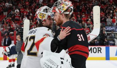 Paul Maurice, Rod Brind’Amour skipped player handshakes after East final. It was for a good reason