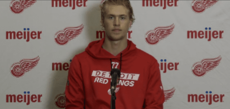 Simon Edvinsson, Red Wings