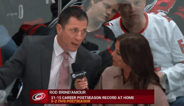 Jackie Redmond disputes Rod Brind'Amour disrespected her