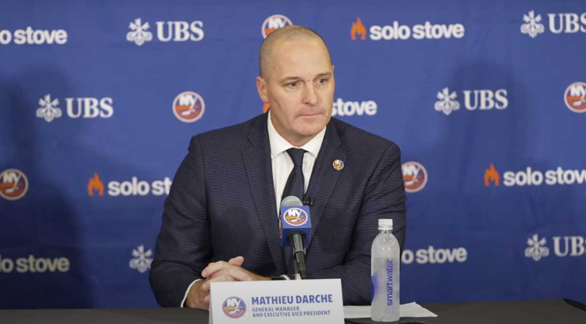 Islanders new GM Mathieu Darche striving for ‘perennial’ playoffs, ‘fast-paced’ hockey