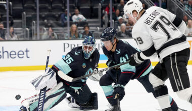 Seattle Kraken Los Angeles Kings April 2025 season finale...