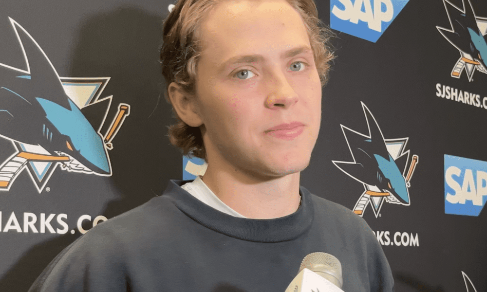 Smith Surprised by How Close He Got With Celebrini, Hopes To Play Center Again