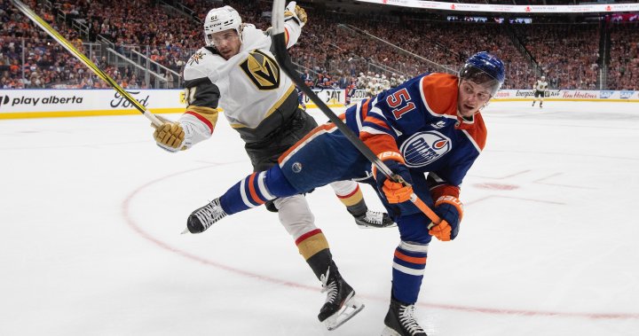 Edmonton Oilers look to eliminate Vegas Golden Knights from NHL playoffs in Game 5 - Edmonton