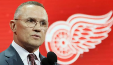 Steve Yzerman, General Manager of the Detroit Red Wings