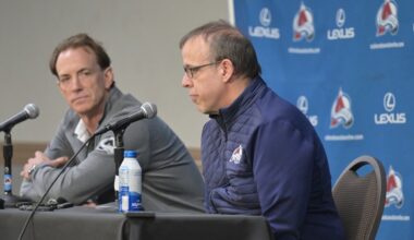 Joe Sakic, Chris MacFarland back Jared Bednar