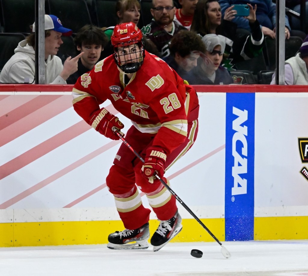DU's Zeev Buium's remarkable year should end as an early 2024 draft pick