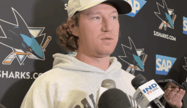 Toffoli Talks 'Tough Love' for Young Sharks, Perhaps Being Next Captain