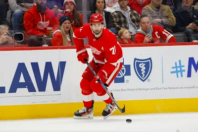 Detroit Red Wings center Dylan Larkin