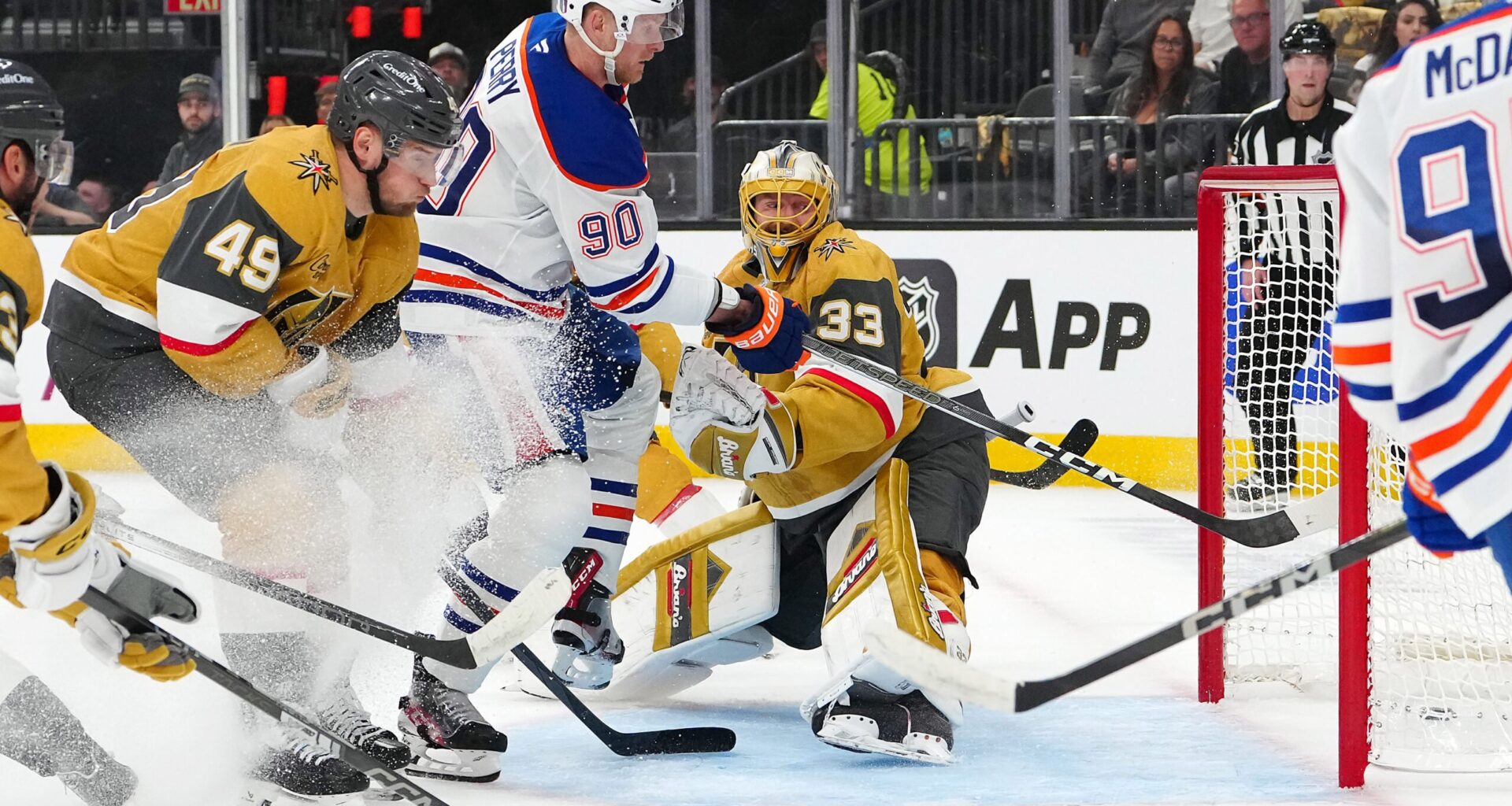 Oilers vs Golden Knights Game 2