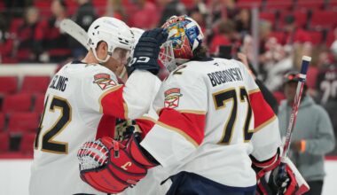 Bobrovsky Shines As Panthers Take Game 1 Against Hurricanes
