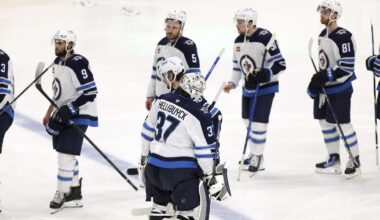 Jets eliminated by Stars as overtime loss in Game 6 caps emotional day - CTV News