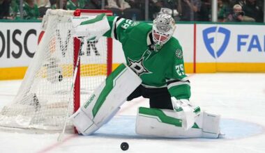 U.S. backup Oettinger outplaying starter Hellebuyck in NHL playoffs with Stars up 3-1 over Jets