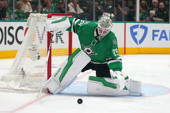 U.S. backup Oettinger outplaying starter Hellebuyck in NHL playoffs with Stars up 3-1 over Jets