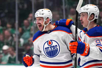 Zach Hyman's game-winning goal pushes Edmonton Oilers to a record comeback victory over Golden Knights in Game 1