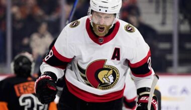 Ottawa Senators open contract talks with veteran winger Claude Giroux