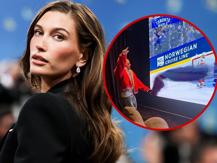 hailey bieber justin bieber met gala toronto maple leafs shutterstock