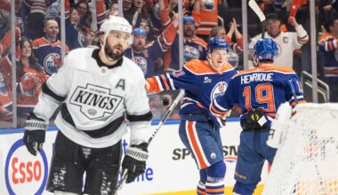 Oilers top Kings 6-4 to advance to second round of NHL playoffs