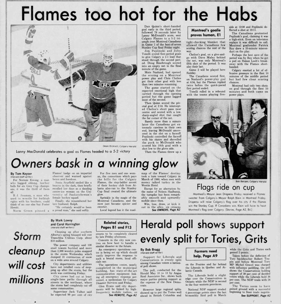  Calgary Herald; May 17, 1986.